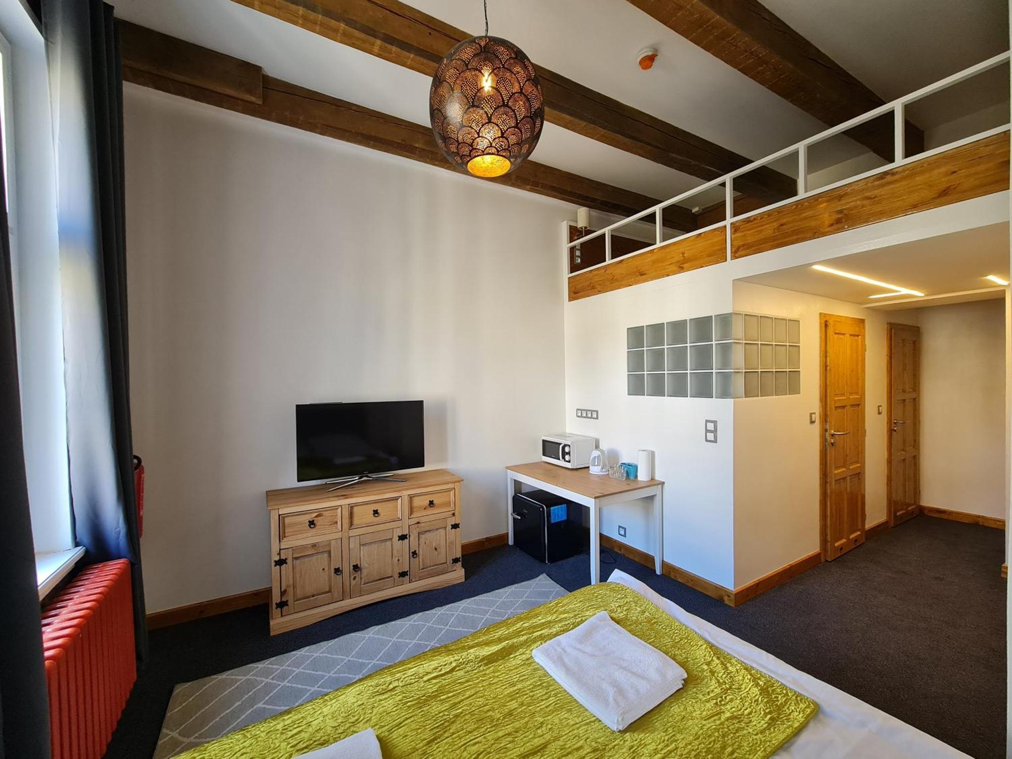 S42 Hotel Prag Oda fotoğraf